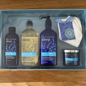 Bath & Body Works SLEEP Lavender Vanilla Gift Set